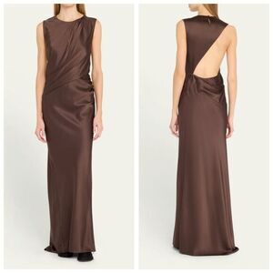 TOVE Anwen Draped Silk Dress Size 36 / US 4